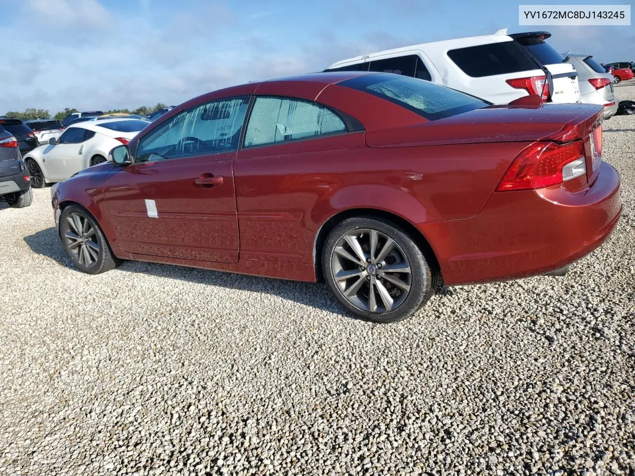 2013 Volvo C70 T5 VIN: YV1672MC8DJ143245 Lot: 74175544