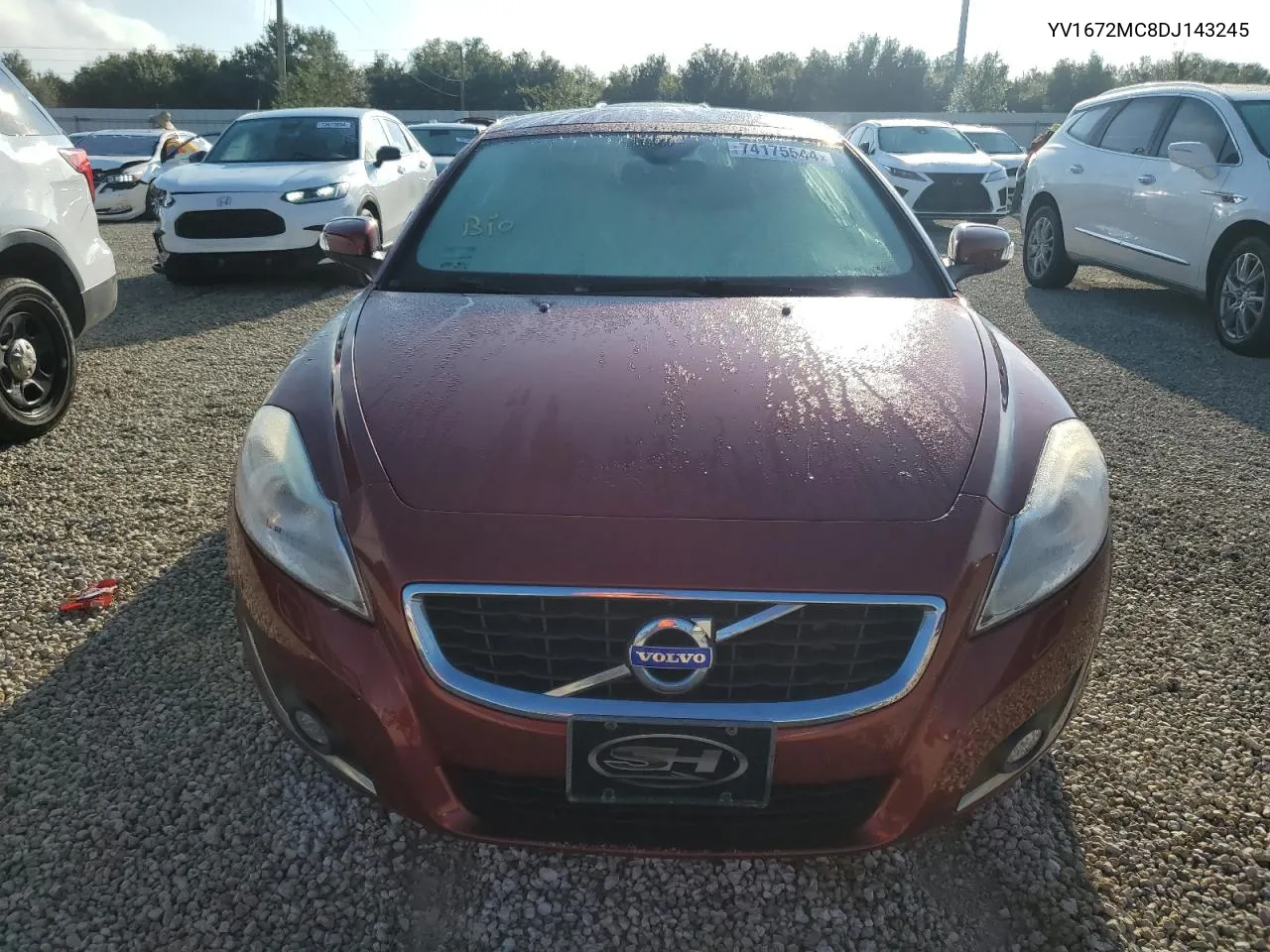 2013 Volvo C70 T5 VIN: YV1672MC8DJ143245 Lot: 74175544