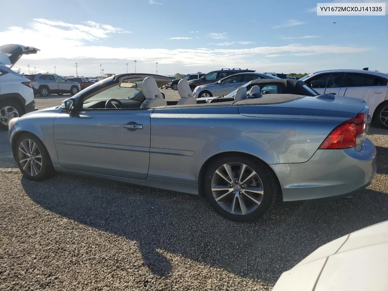 2013 Volvo C70 T5 VIN: YV1672MCXDJ141335 Lot: 74384484