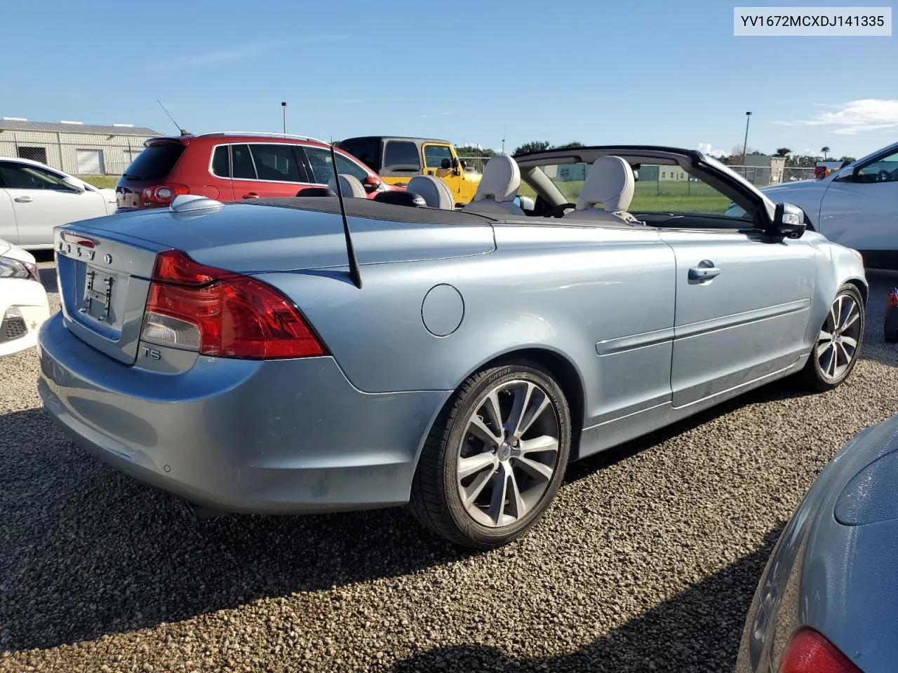 2013 Volvo C70 T5 VIN: YV1672MCXDJ141335 Lot: 74384484