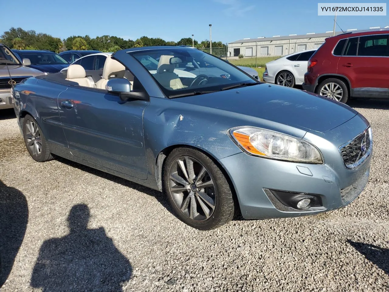 2013 Volvo C70 T5 VIN: YV1672MCXDJ141335 Lot: 74384484