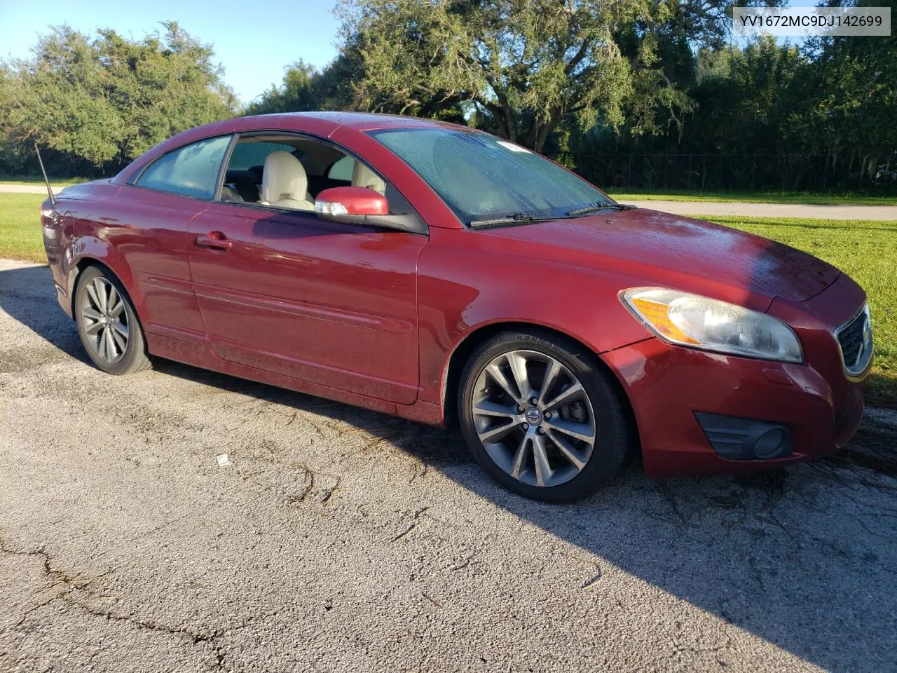 2013 Volvo C70 T5 VIN: YV1672MC9DJ142699 Lot: 74627884