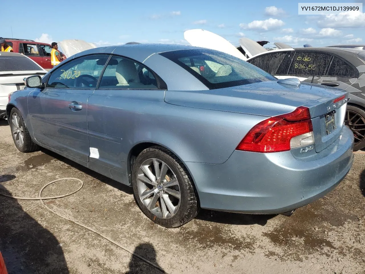 2013 Volvo C70 T5 VIN: YV1672MC1DJ139909 Lot: 78364264