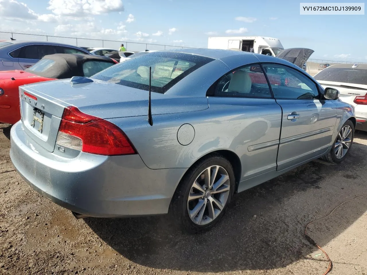 2013 Volvo C70 T5 VIN: YV1672MC1DJ139909 Lot: 78364264