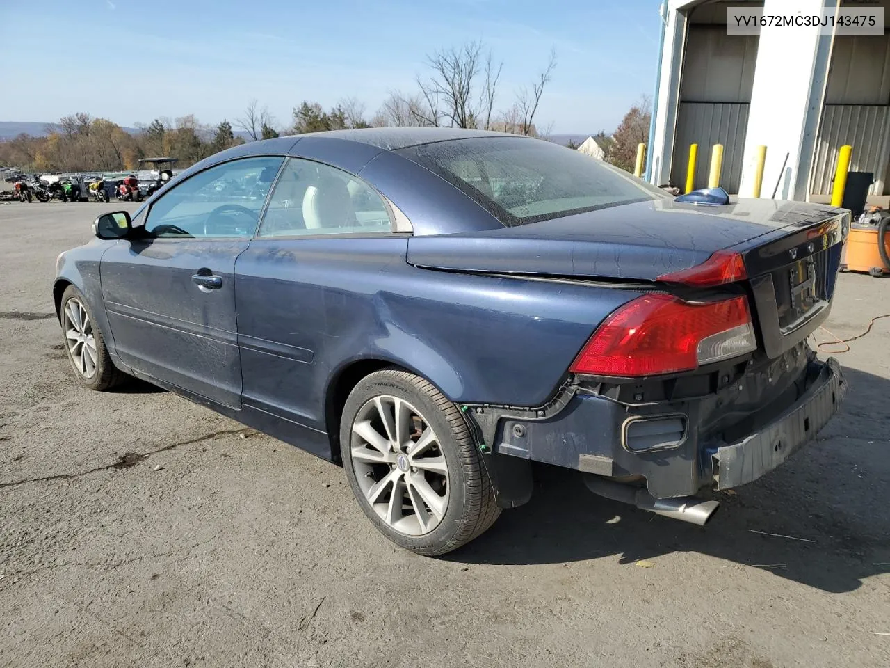 2013 Volvo C70 T5 VIN: YV1672MC3DJ143475 Lot: 78480604