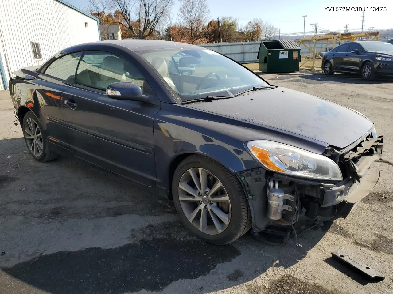 2013 Volvo C70 T5 VIN: YV1672MC3DJ143475 Lot: 78480604