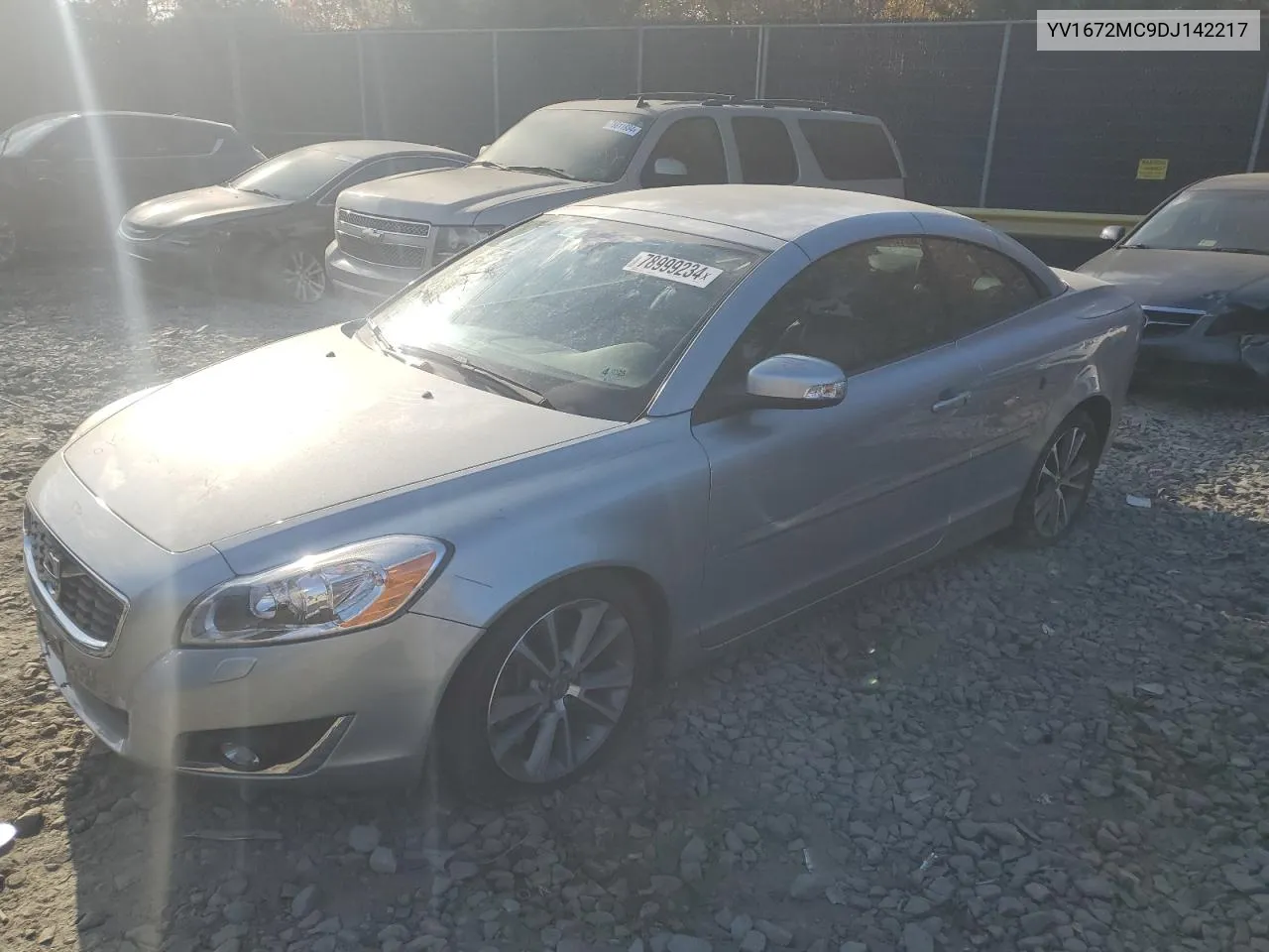 2013 Volvo C70 T5 VIN: YV1672MC9DJ142217 Lot: 78999234