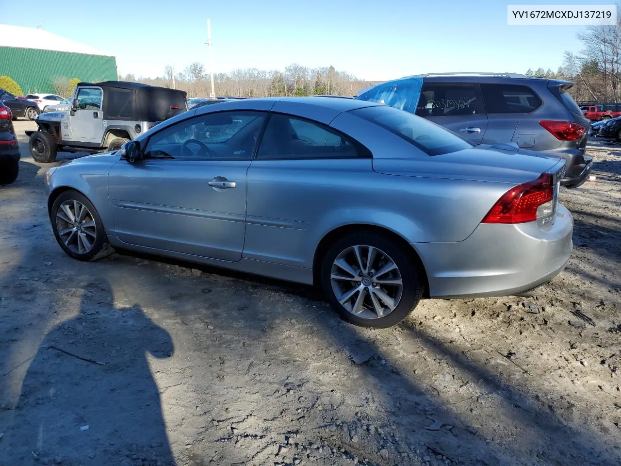 2013 Volvo C70 T5 VIN: YV1672MCXDJ137219 Lot: 80204394