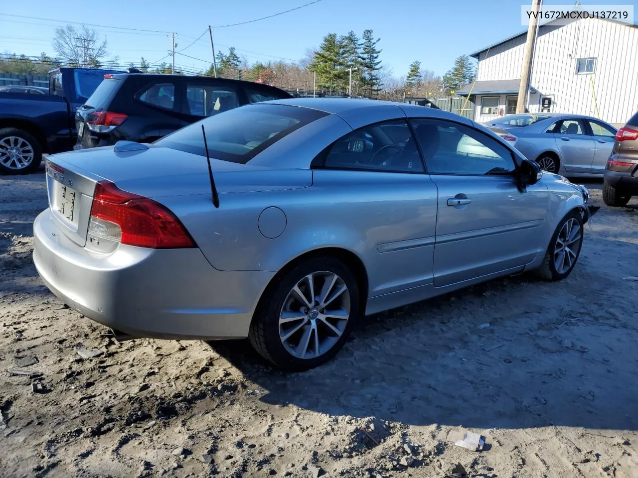 2013 Volvo C70 T5 VIN: YV1672MCXDJ137219 Lot: 80204394