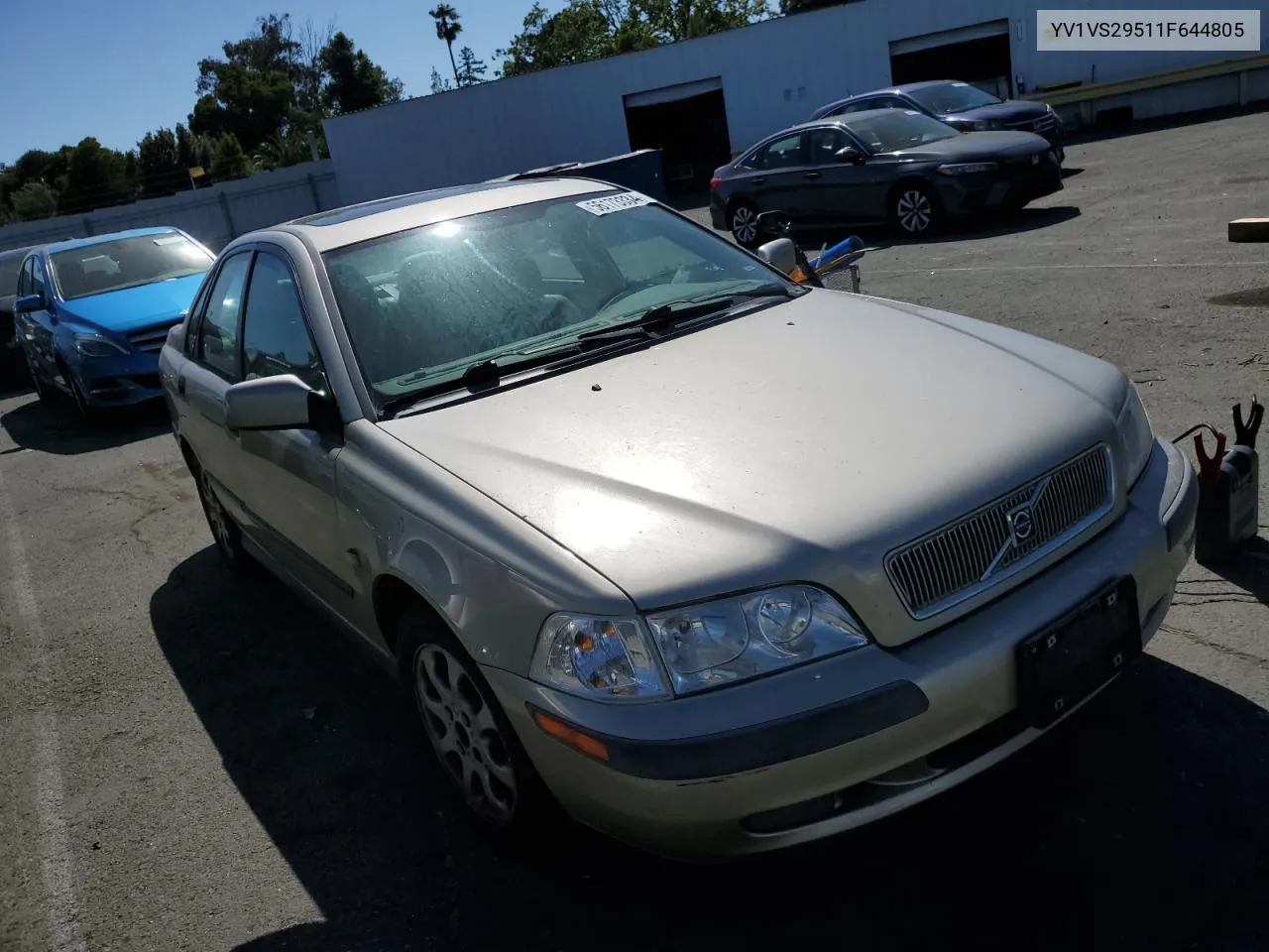 2001 Volvo S40 1.9T VIN: YV1VS29511F644805 Lot: 56173334