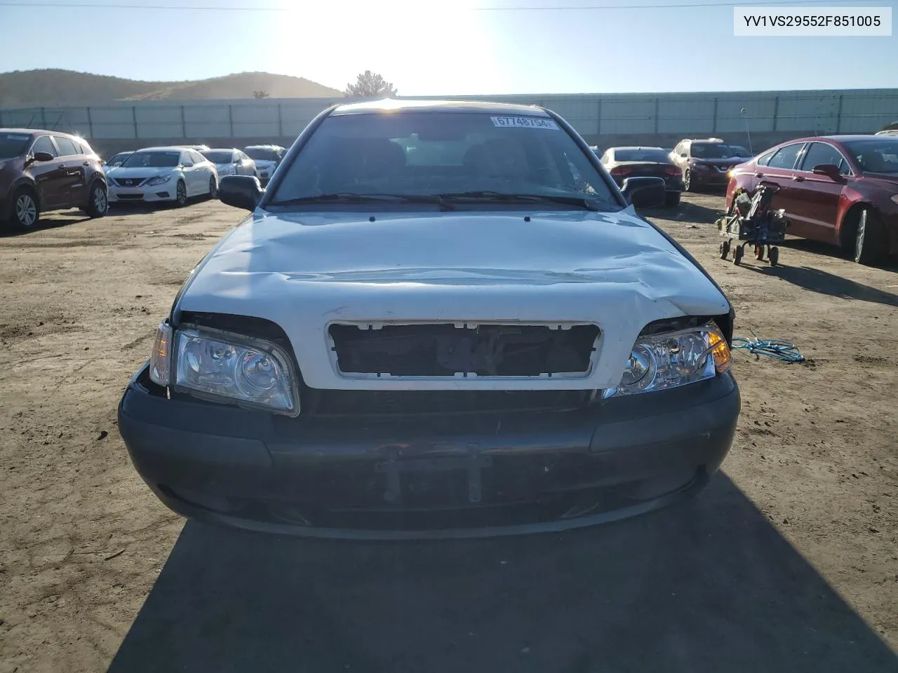 2002 Volvo S40 1.9T VIN: YV1VS29552F851005 Lot: 67748754