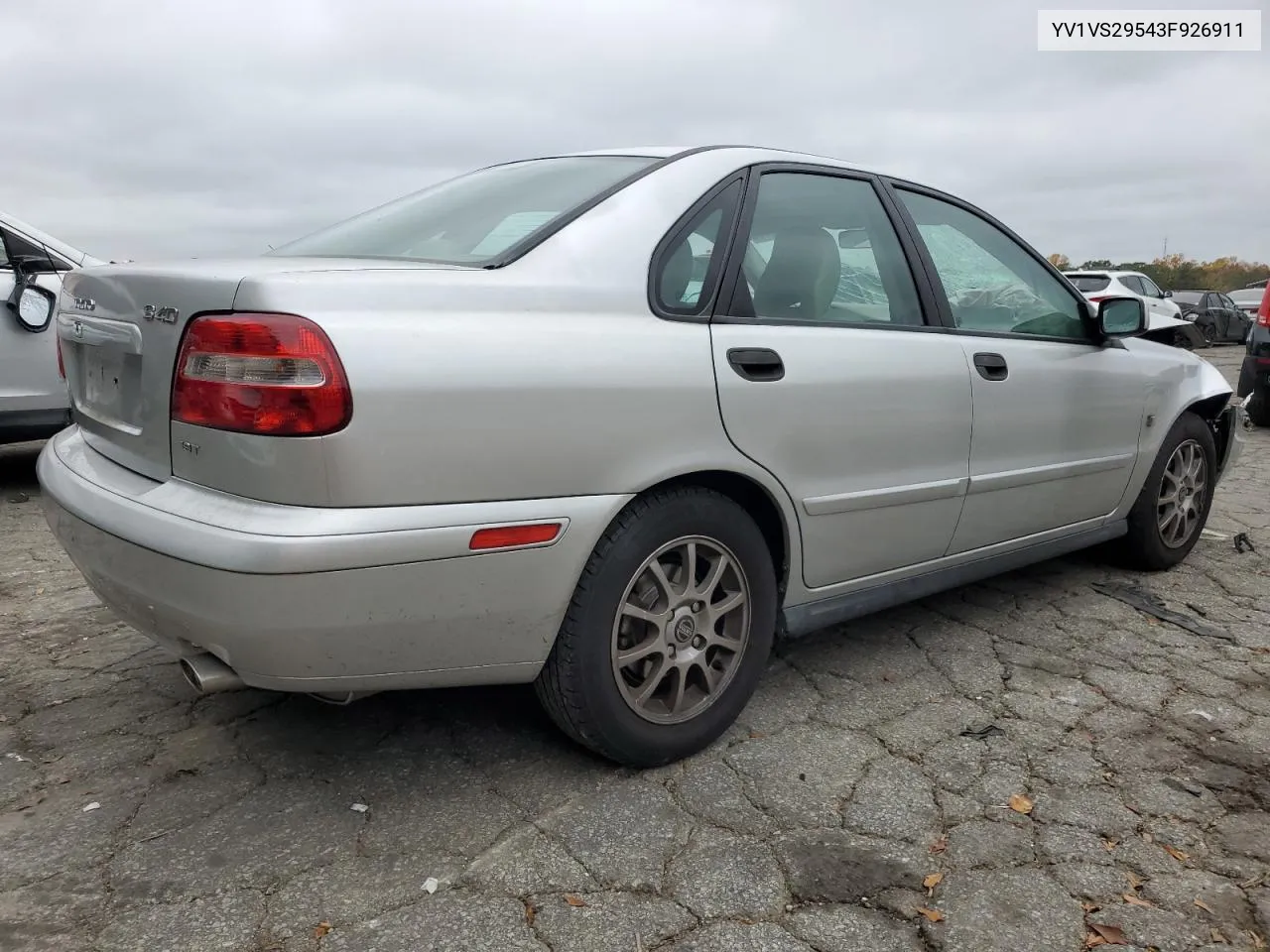 2003 Volvo S40 1.9T VIN: YV1VS29543F926911 Lot: 79765844