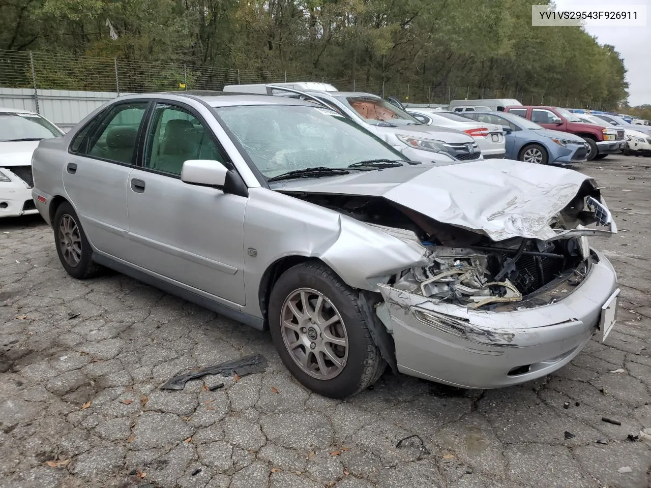 2003 Volvo S40 1.9T VIN: YV1VS29543F926911 Lot: 79765844