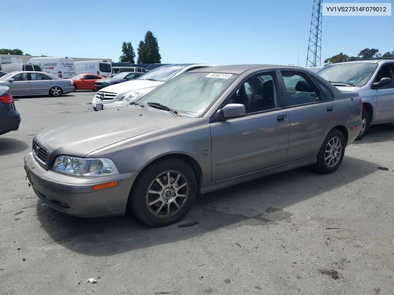 2004 Volvo S40 1.9T VIN: YV1VS27514F079012 Lot: 59592174