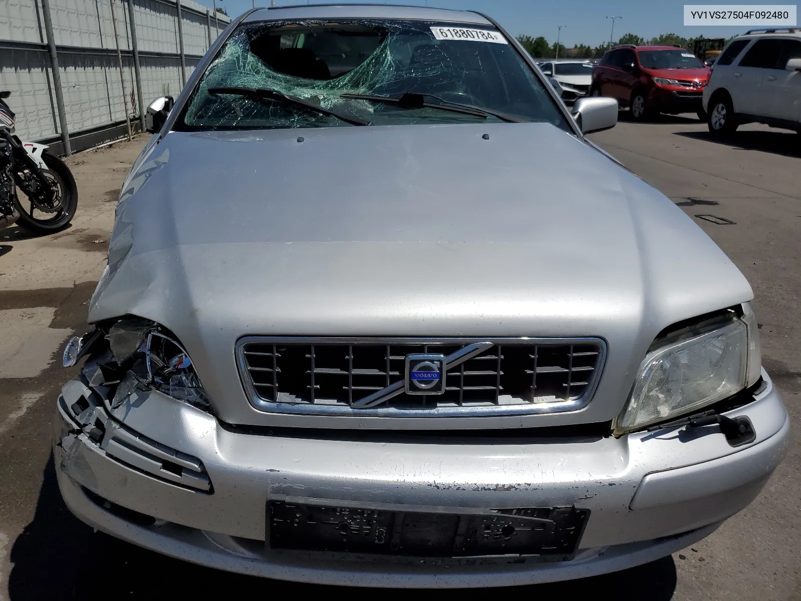 2004 Volvo S40 1.9T VIN: YV1VS27504F092480 Lot: 61880784