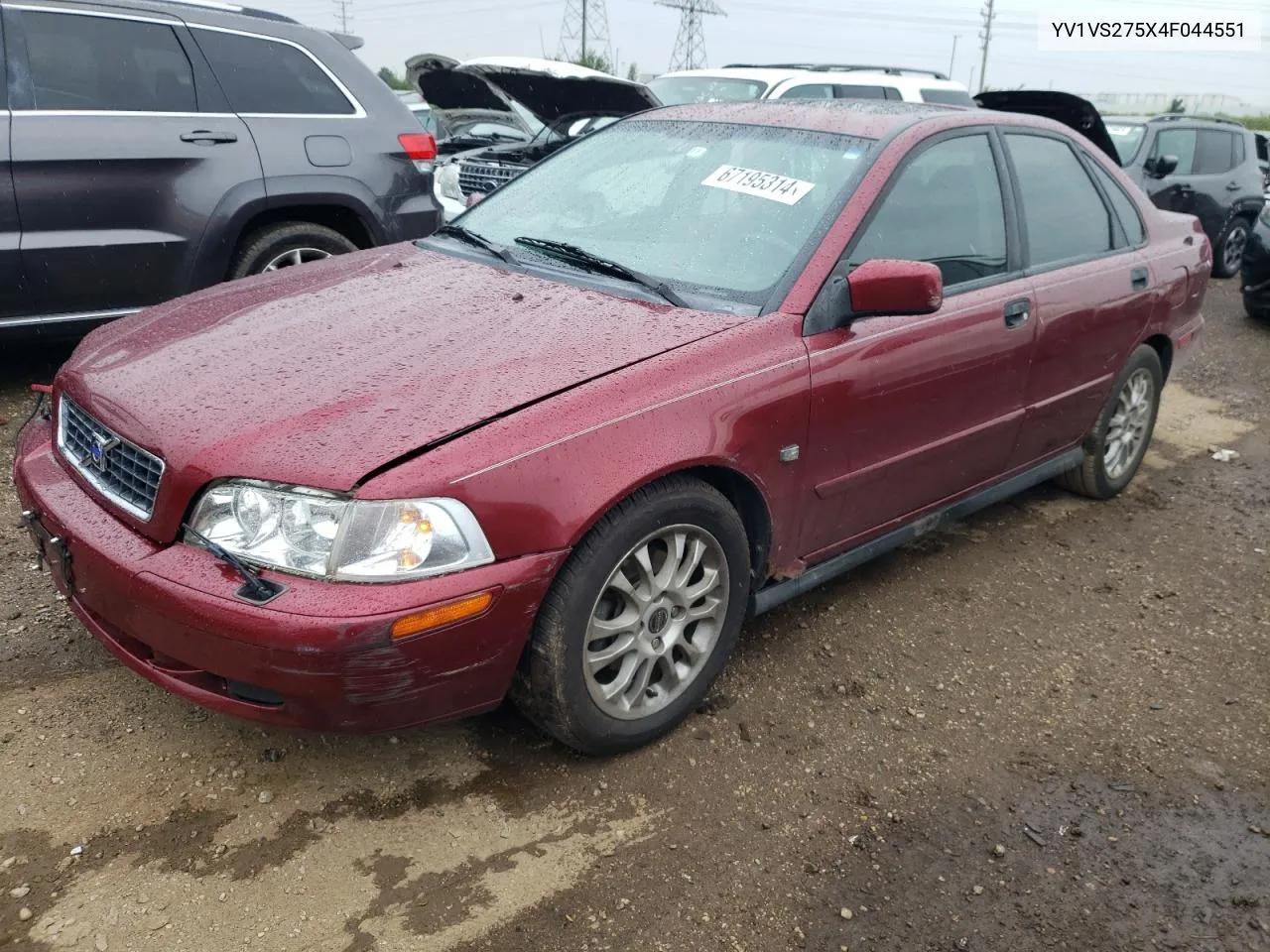 2004 Volvo S40 1.9T VIN: YV1VS275X4F044551 Lot: 67195314