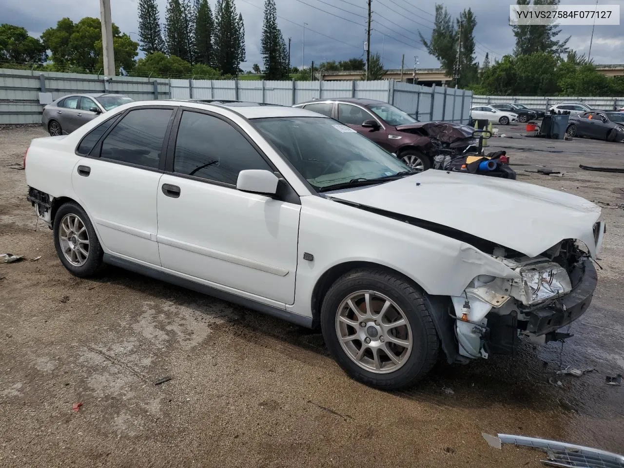 2004 Volvo S40 1.9T VIN: YV1VS27584F077127 Lot: 71421814