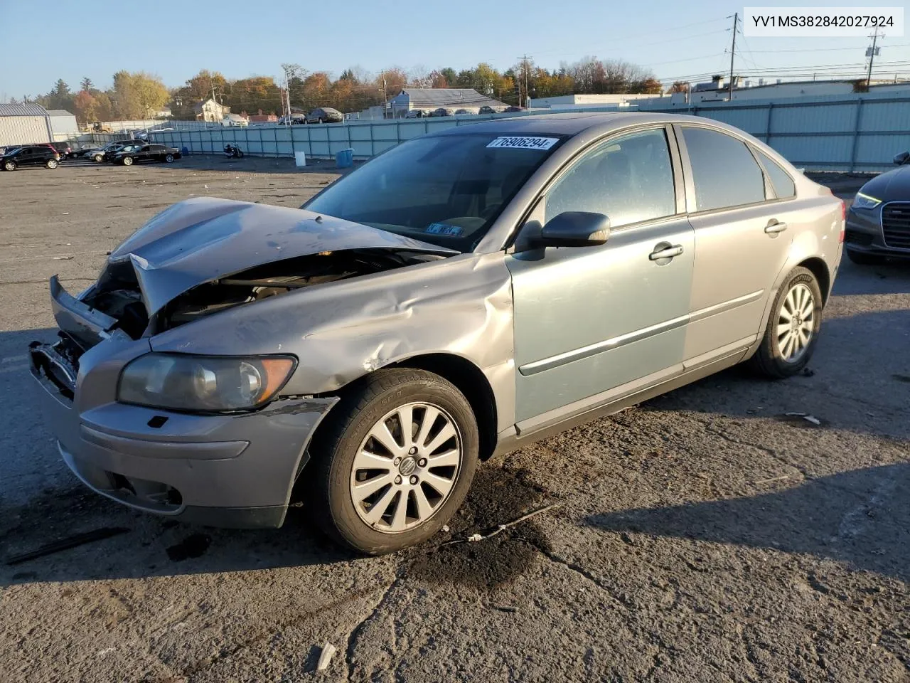 2004 Volvo S40 2.4I VIN: YV1MS382842027924 Lot: 76906294