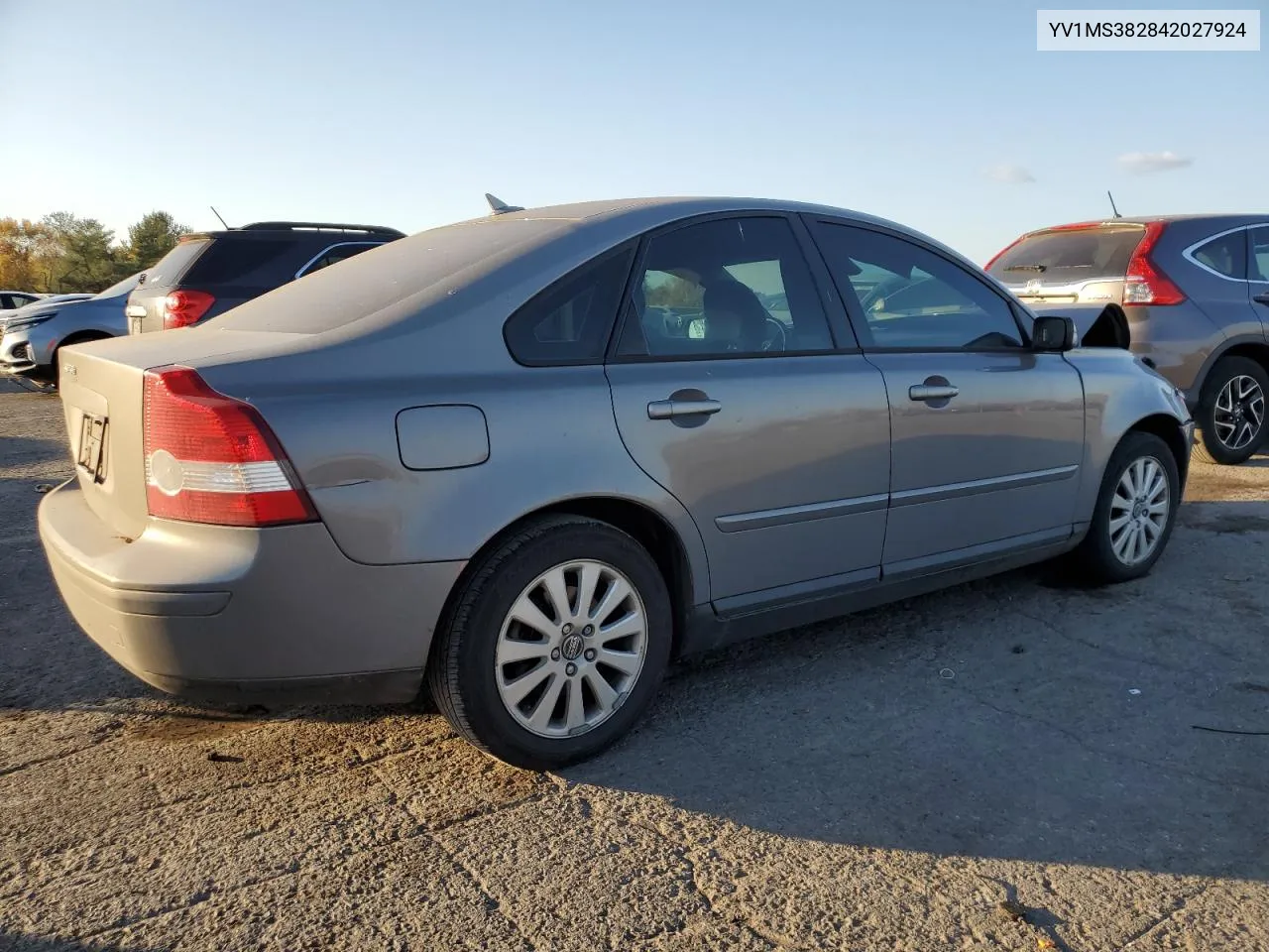 2004 Volvo S40 2.4I VIN: YV1MS382842027924 Lot: 76906294