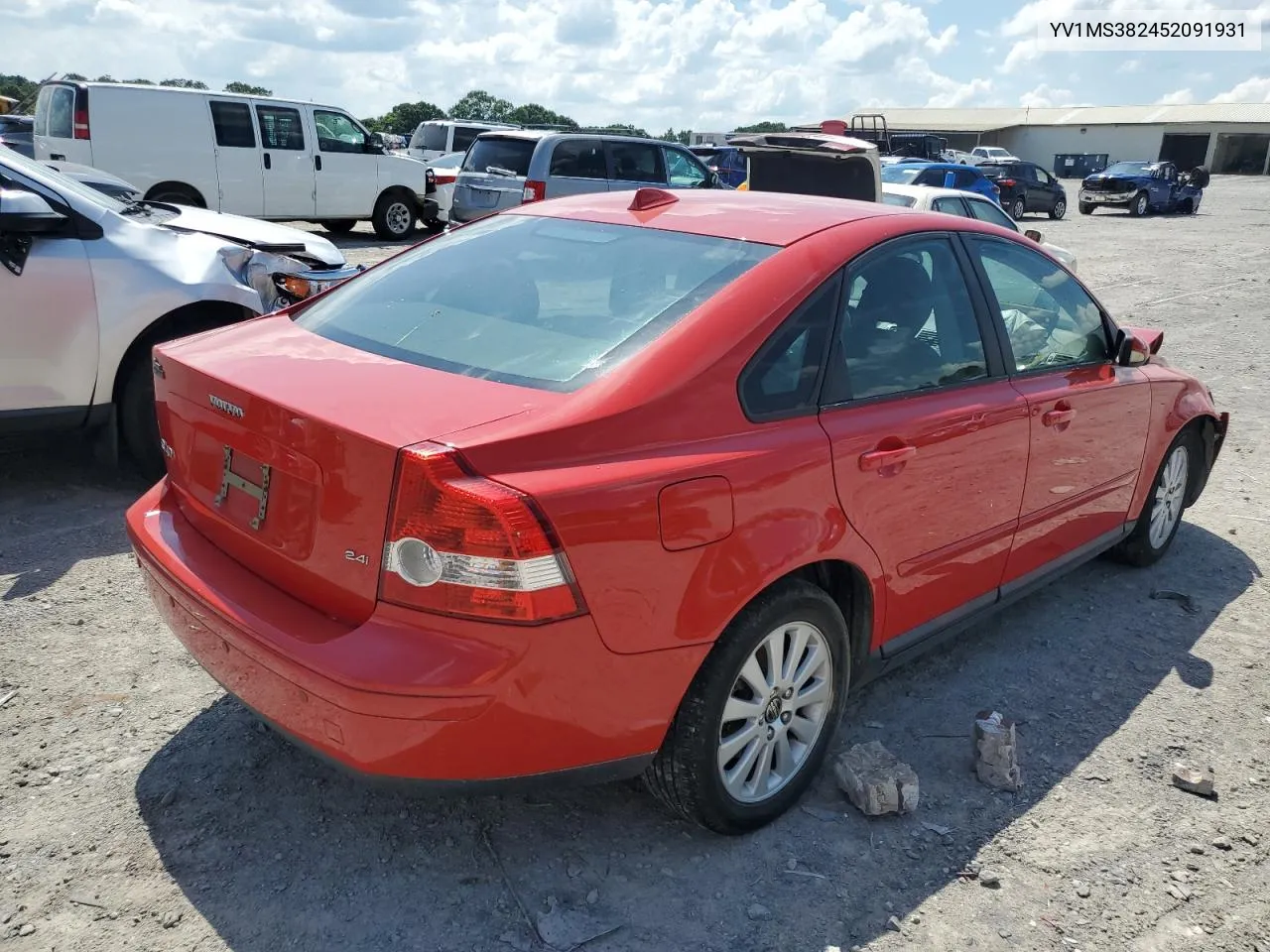 2005 Volvo S40 2.4I VIN: YV1MS382452091931 Lot: 61249004