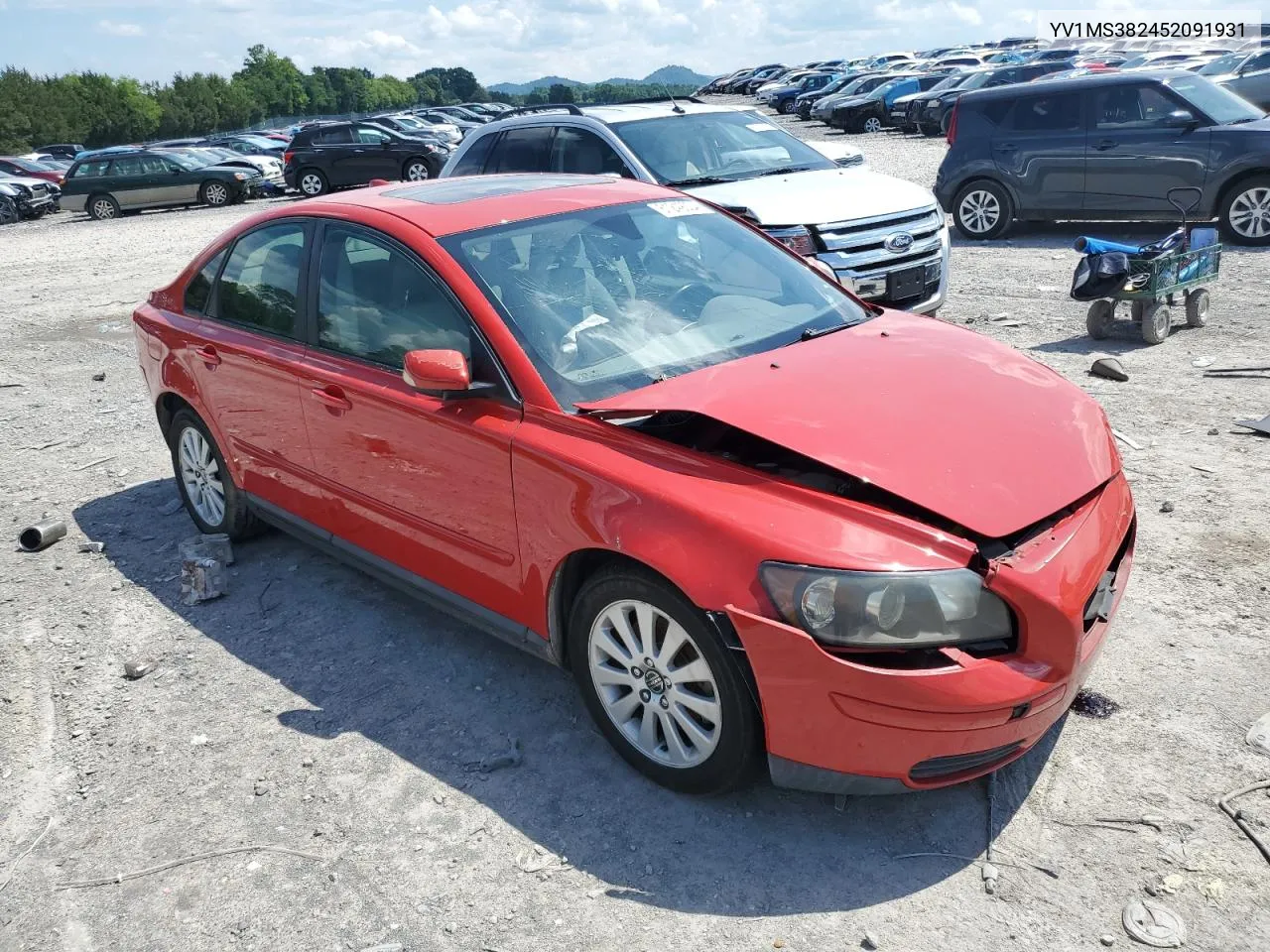 2005 Volvo S40 2.4I VIN: YV1MS382452091931 Lot: 61249004