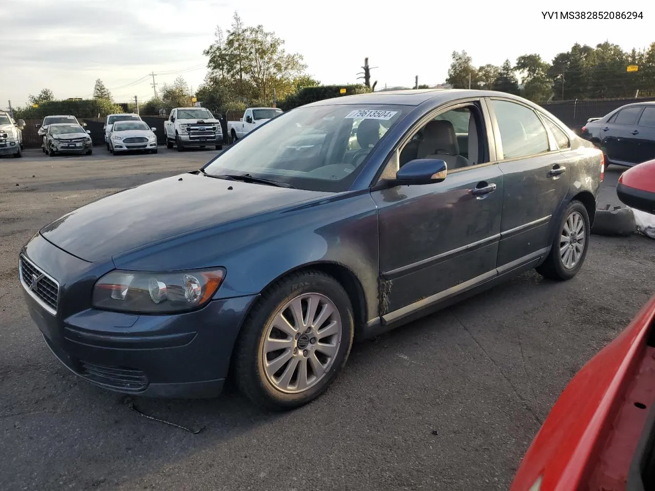 2005 Volvo S40 2.4I VIN: YV1MS382852086294 Lot: 79613504