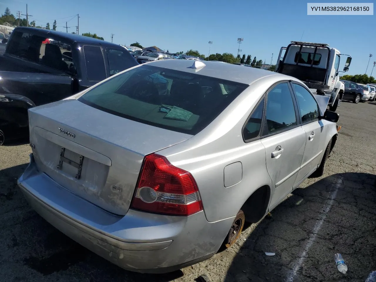 2006 Volvo S40 2.4I VIN: YV1MS382962168150 Lot: 54081594