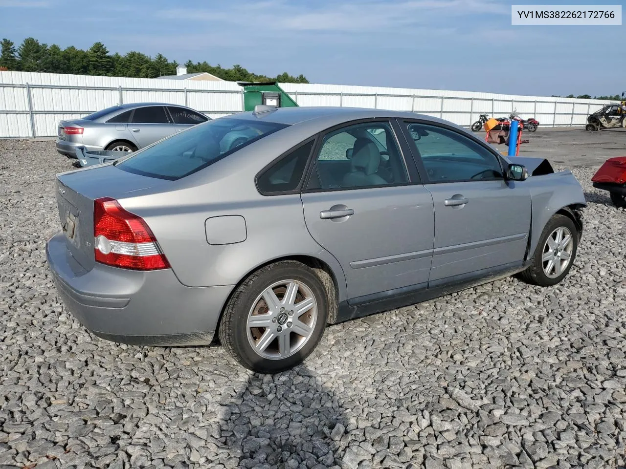 2006 Volvo S40 2.4I VIN: YV1MS382262172766 Lot: 72124454