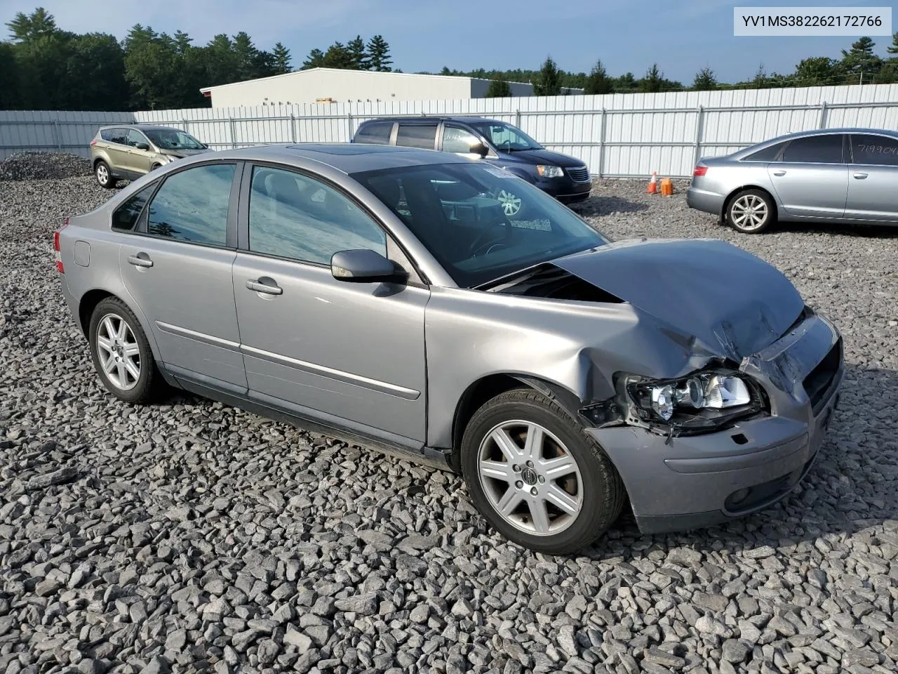 2006 Volvo S40 2.4I VIN: YV1MS382262172766 Lot: 72124454