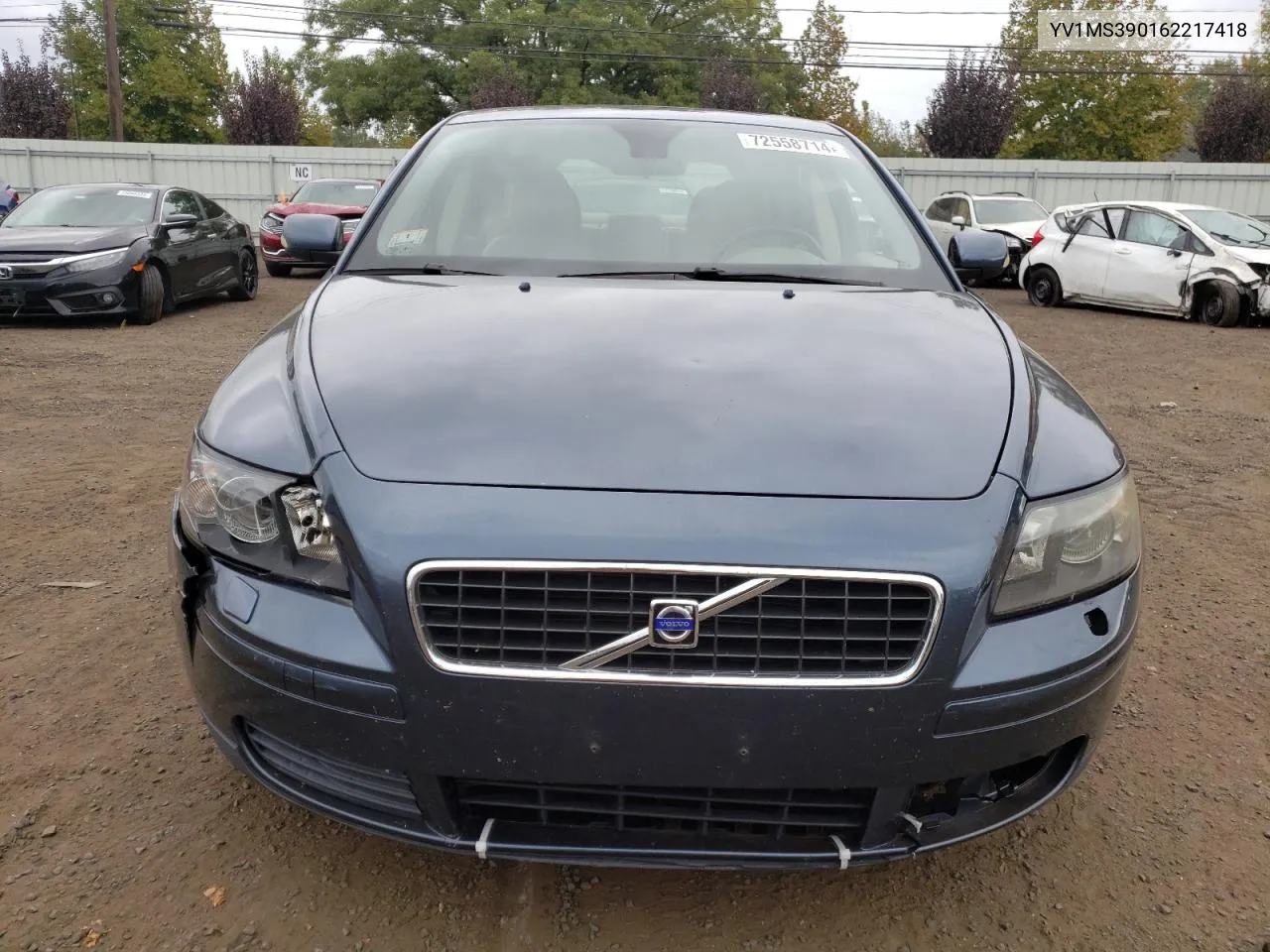 YV1MS390162217418 2006 Volvo S40 2.4I