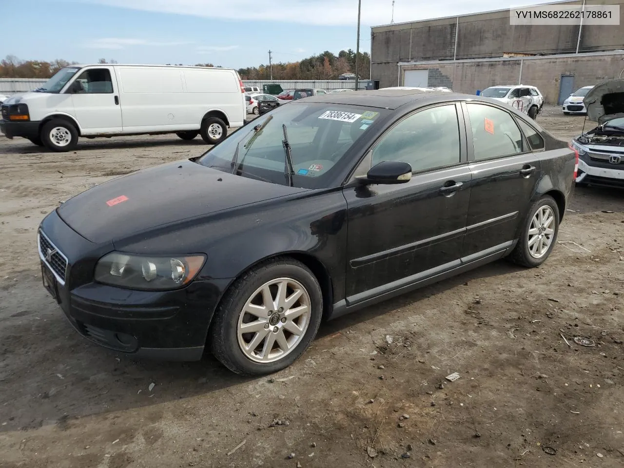 2006 Volvo S40 T5 VIN: YV1MS682262178861 Lot: 78386154