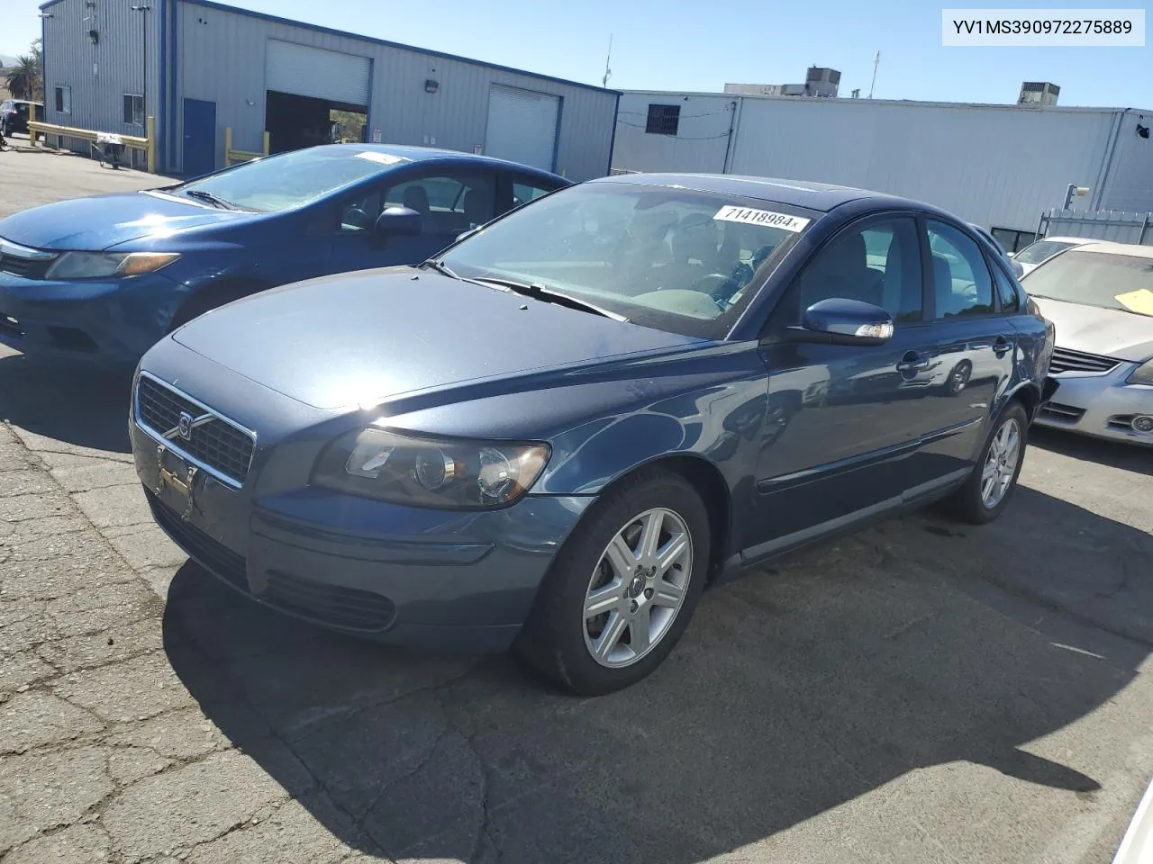 2007 Volvo S40 2.4I VIN: YV1MS390972275889 Lot: 71418984