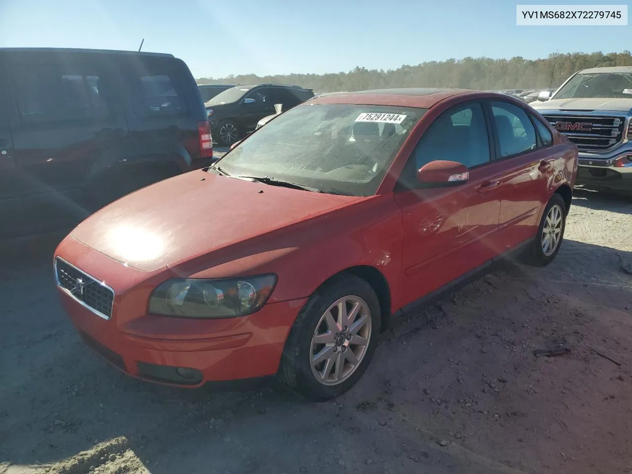 2007 Volvo S40 T5 VIN: YV1MS682X72279745 Lot: 75291244