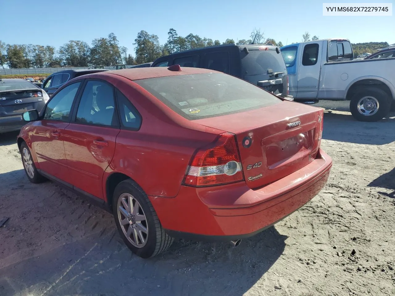 2007 Volvo S40 T5 VIN: YV1MS682X72279745 Lot: 75291244