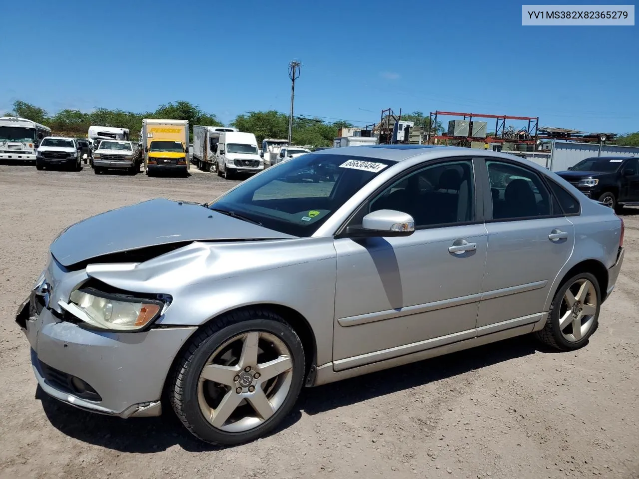 2008 Volvo S40 2.4I VIN: YV1MS382X82365279 Lot: 66630494