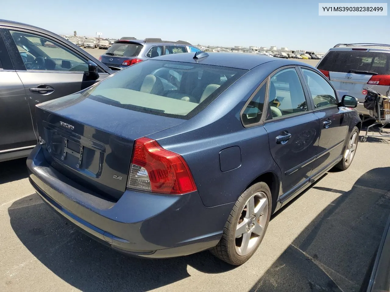 2008 Volvo S40 2.4I VIN: YV1MS390382382499 Lot: 68395394