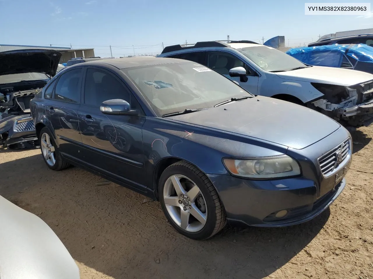 2008 Volvo S40 2.4I VIN: YV1MS382X82380963 Lot: 73295694