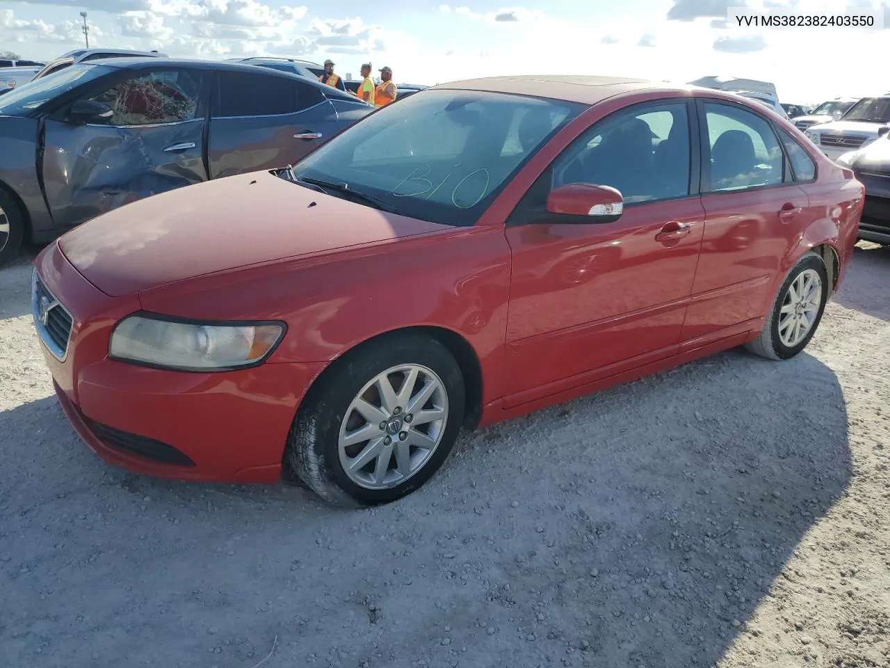 2008 Volvo S40 2.4I VIN: YV1MS382382403550 Lot: 76605224