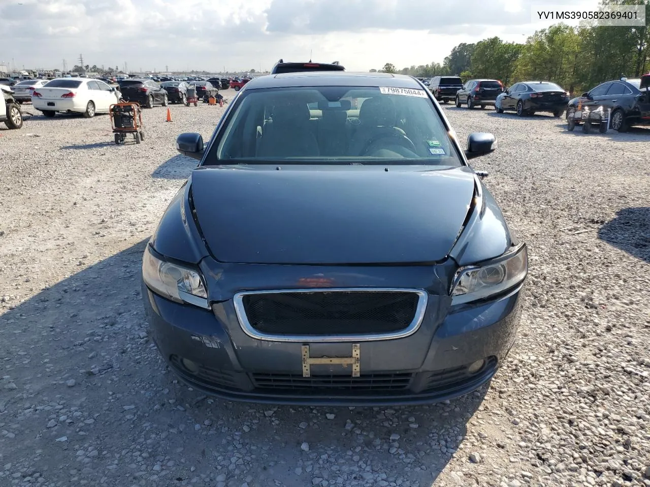 2008 Volvo S40 2.4I VIN: YV1MS390582369401 Lot: 79875044