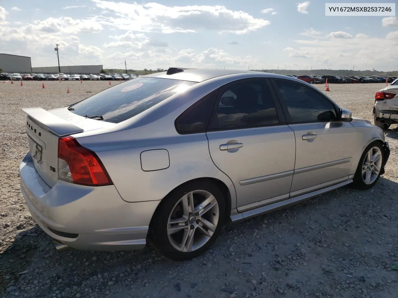 2011 Volvo S40 T5 VIN: YV1672MSXB2537246 Lot: 70402684