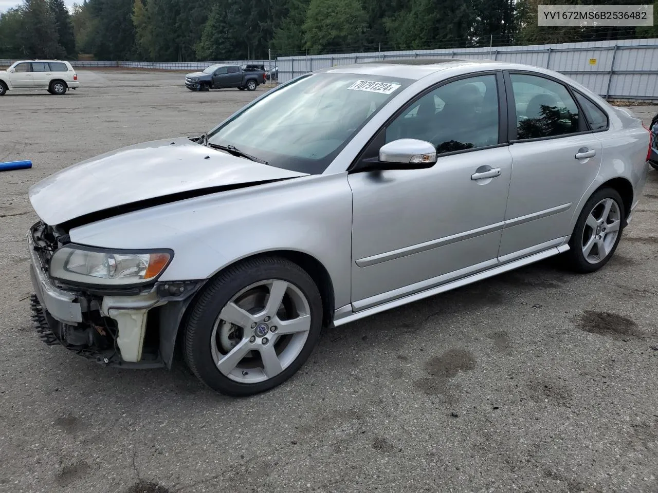 2011 Volvo S40 T5 VIN: YV1672MS6B2536482 Lot: 70791224