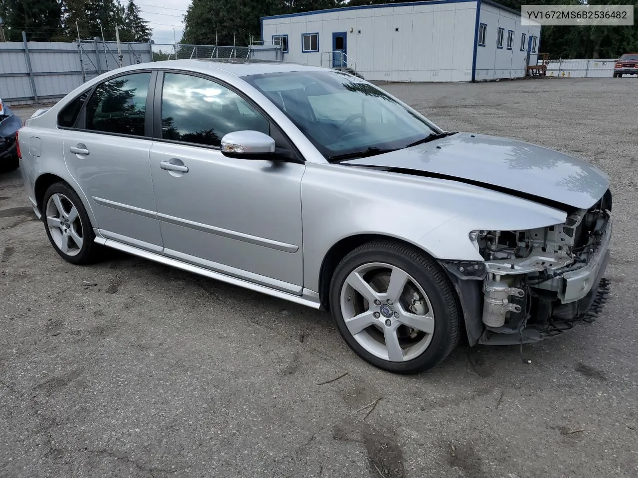 YV1672MS6B2536482 2011 Volvo S40 T5