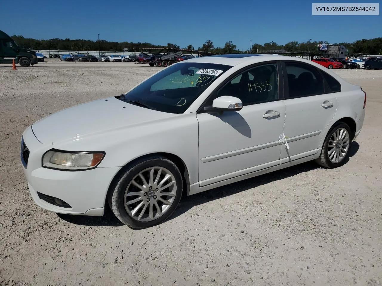 2011 Volvo S40 T5 VIN: YV1672MS7B2544042 Lot: 76293264