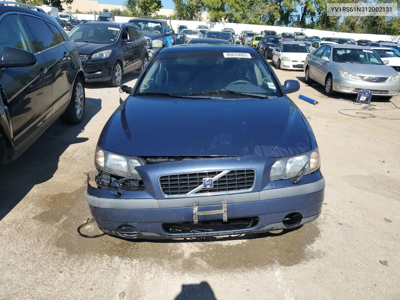 2001 Volvo S60 VIN: YV1RS61N312002131 Lot: 66033003