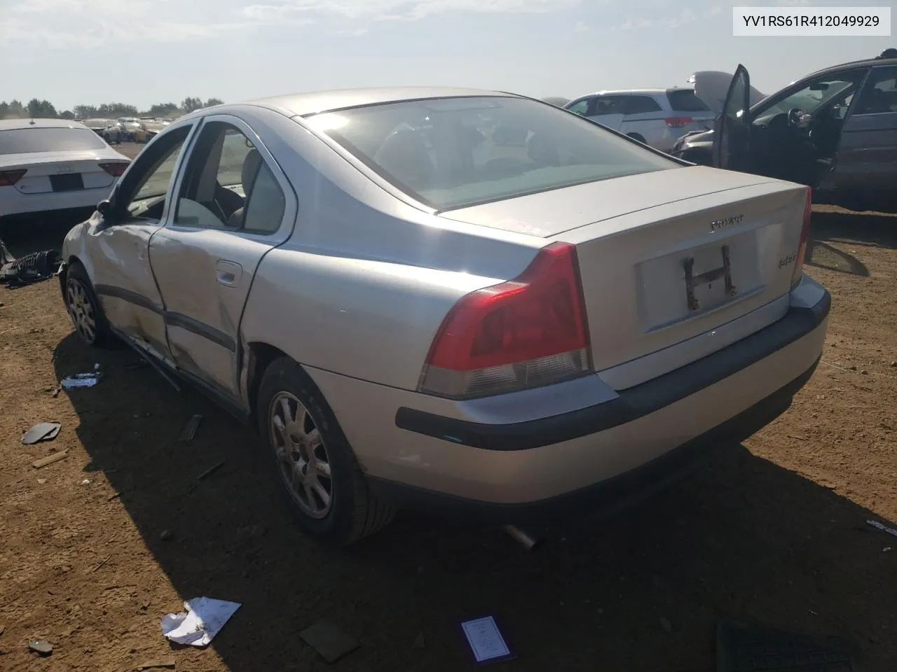 YV1RS61R412049929 2001 Volvo S60