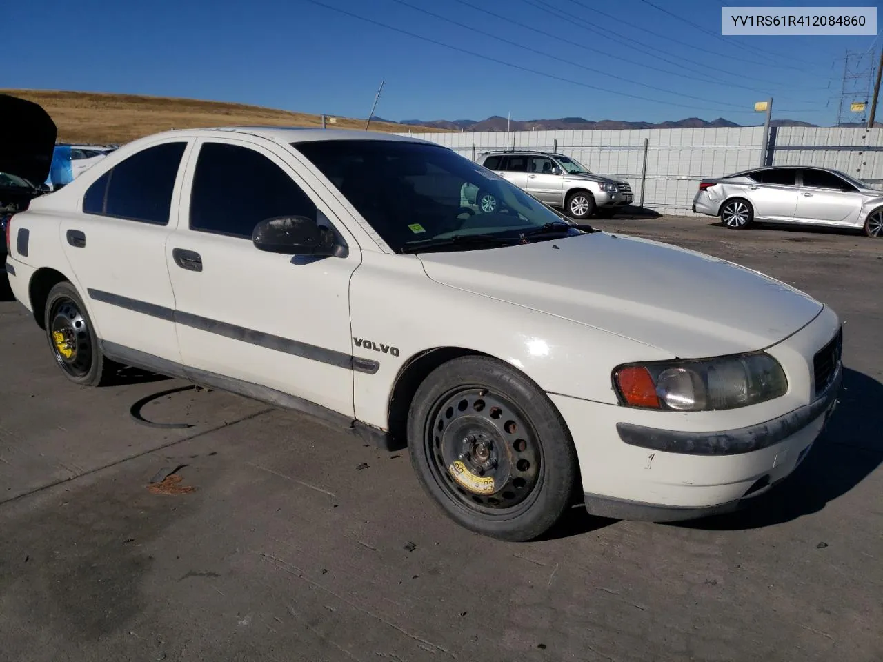 2001 Volvo S60 VIN: YV1RS61R412084860 Lot: 77227144