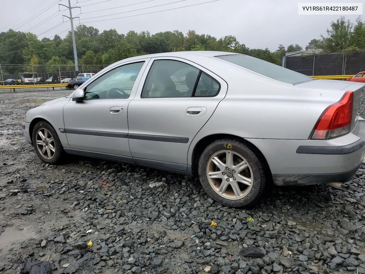 2002 Volvo S60 VIN: YV1RS61R422180487 Lot: 69734364