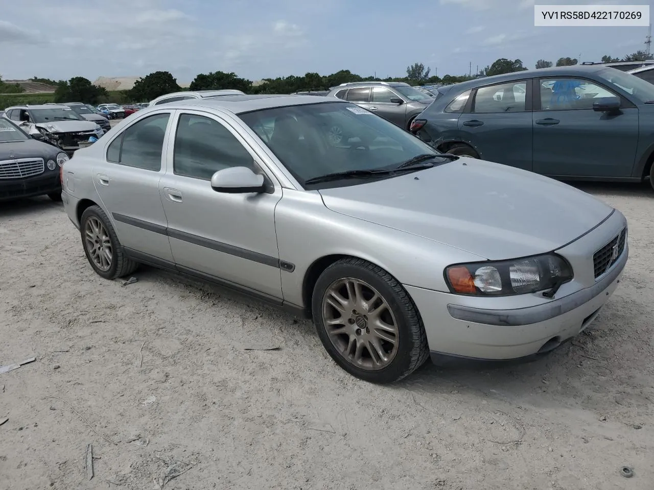 2002 Volvo S60 2.4T VIN: YV1RS58D422170269 Lot: 75995344