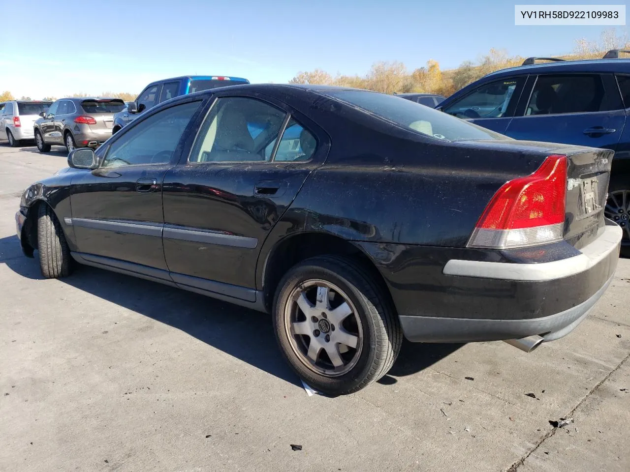 2002 Volvo S60 2.5T VIN: YV1RH58D922109983 Lot: 78887474