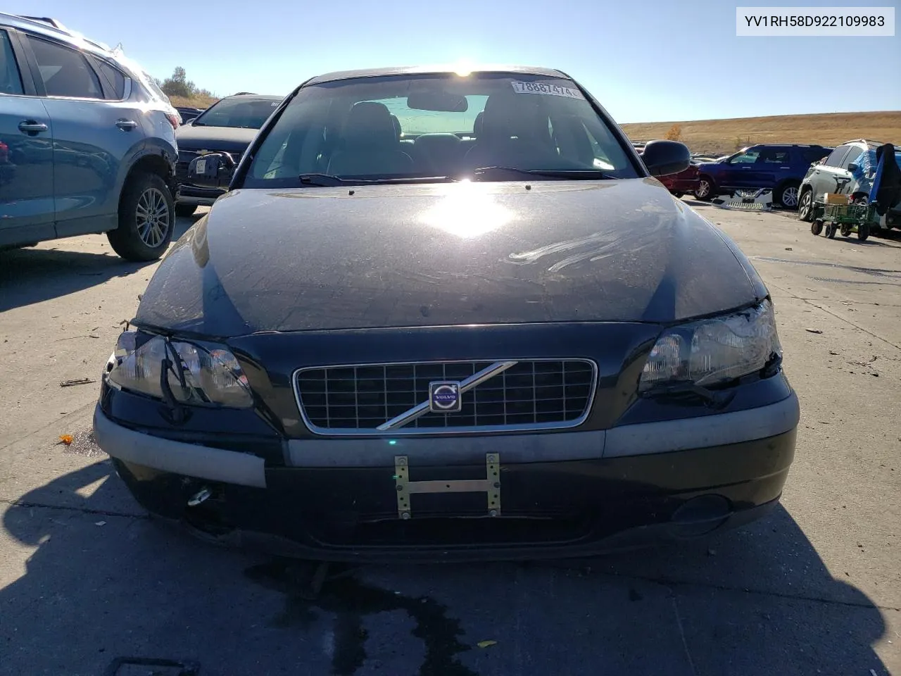 2002 Volvo S60 2.5T VIN: YV1RH58D922109983 Lot: 78887474